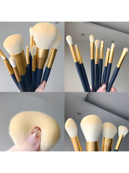 Smoosh - 12 Piece Blue Makeup Brush Set