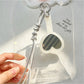 Keypus - Retro Heart Mirror Bag Charm Keychain