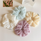 Gifty - Minimal Openwork Solid Color Scrunchie