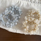 Gifty - Beaded Ribbon Trim Decorative Ponytail Hair Tie