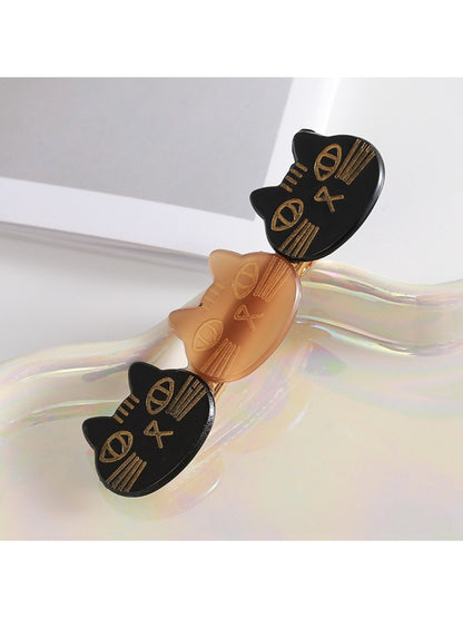 Beau - Cartoon Cat Face Hair Clip