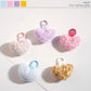 Keypus - Light Colored Leopard Print Keychain