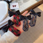 Beau - Polyester Alloy Bow Snap Hair Clip