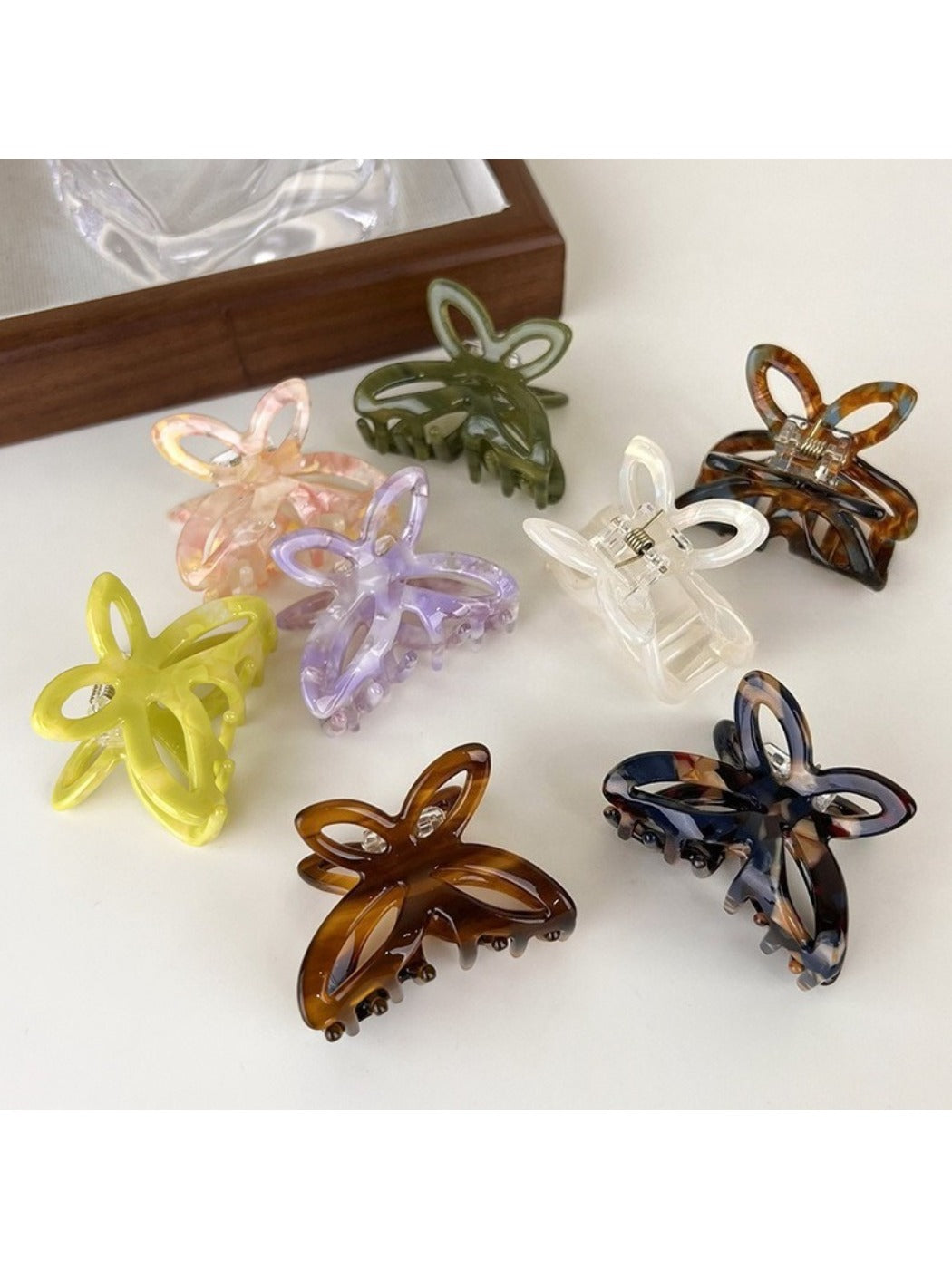 Beau - Elegant Mini Bow Shaped Hair Claw Clip