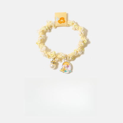 Gifty - Butterfly Flower Decorative Elastic Hair Tie