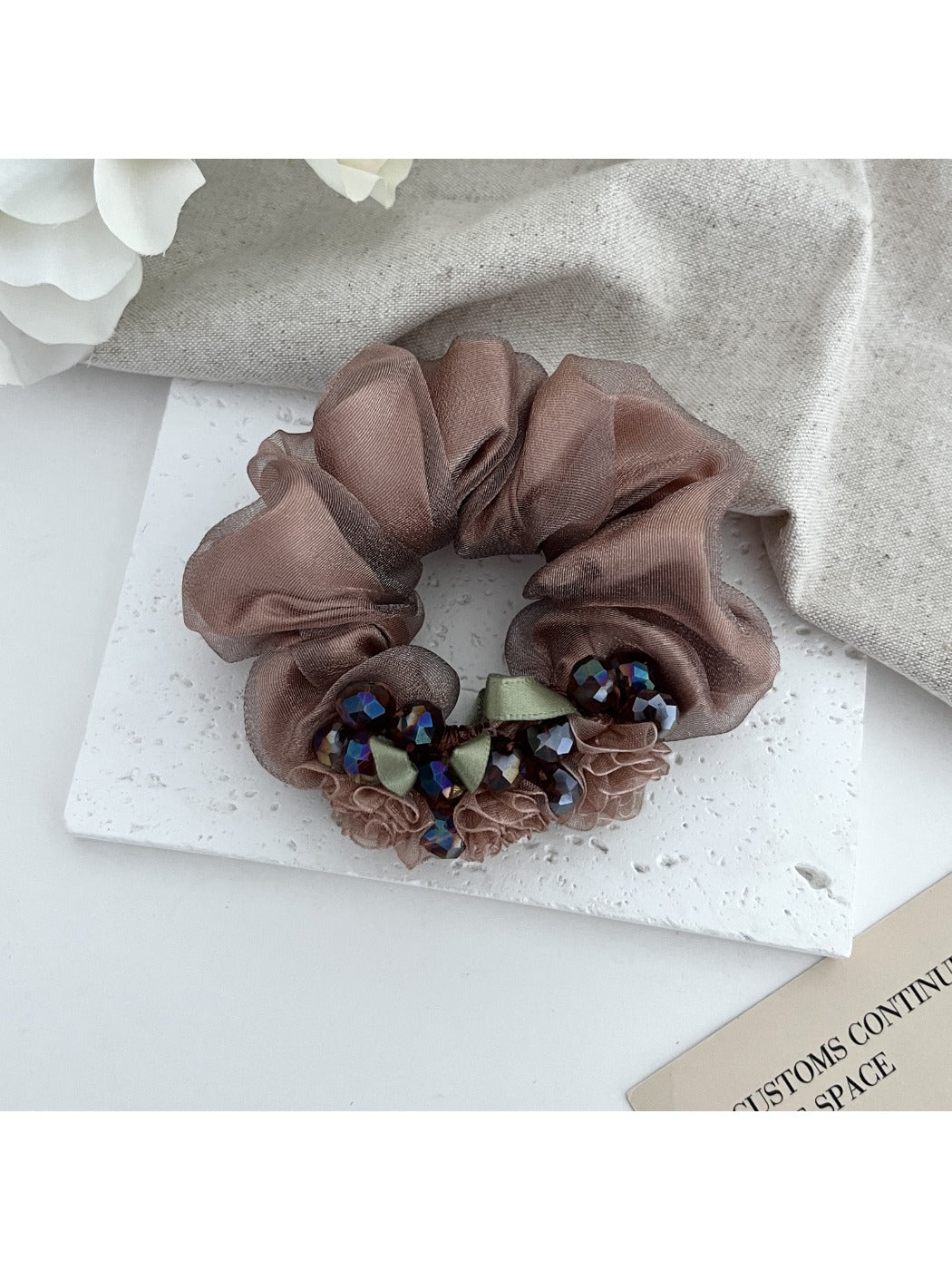 Gifty - Sheer Scrunchies High Elastic Hair Ties