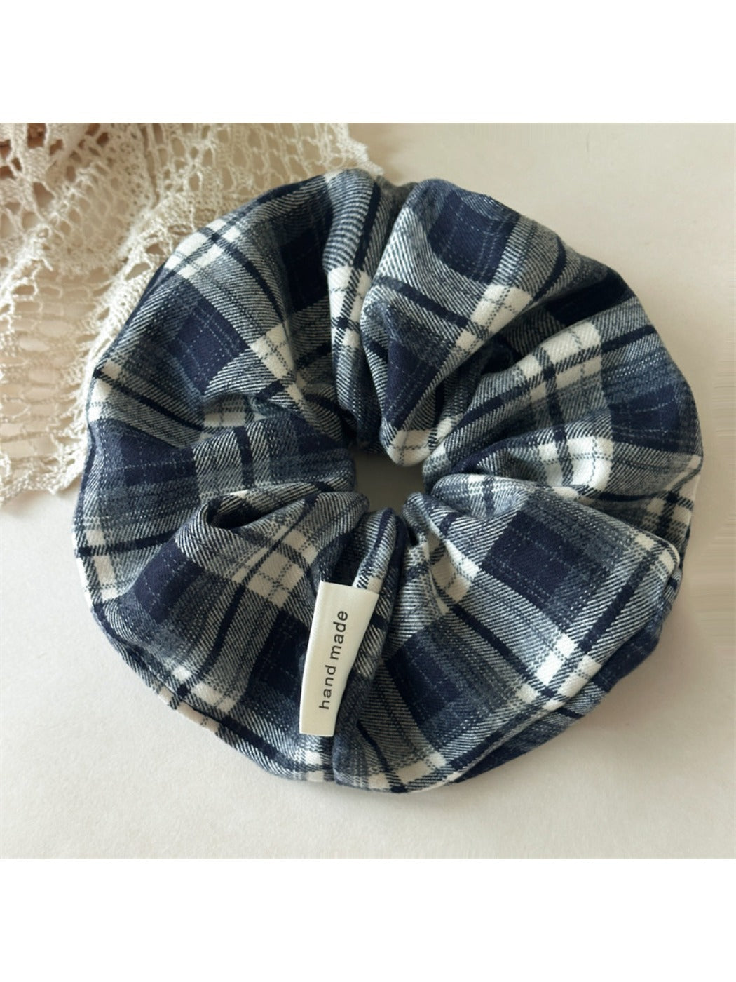 Gifty - Preppy Style Retro Plaid Scrunchie