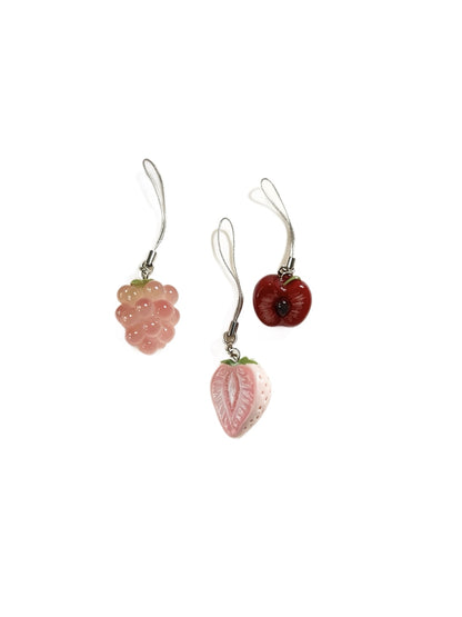 Keypus - Playful Fruit Charm Phone Strap Keychain