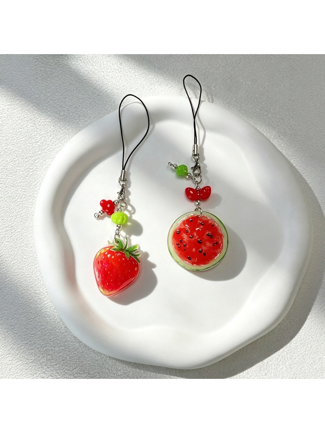 Keypus - Playful Acrylic Fruit Pendant Keychain