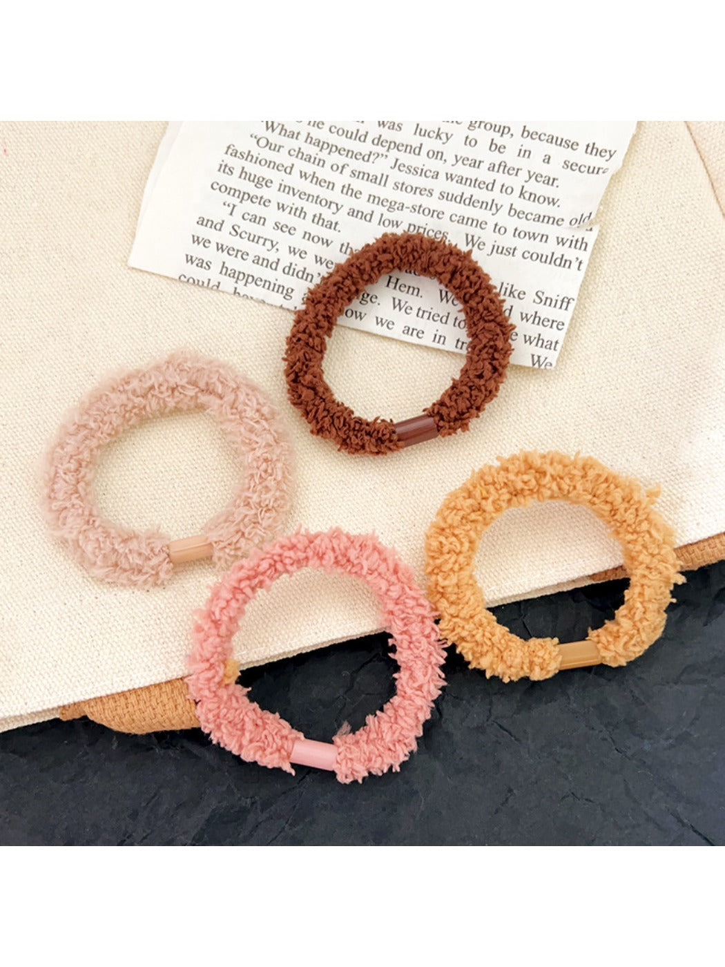Gifty - Fluffy High Elastic Hair Ties Scrunchies
