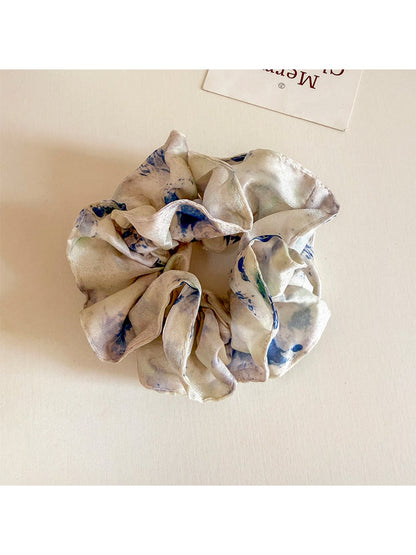 Gifty - Polyester Floral Print High Elasticity Scrunchie