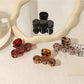 Beau - Elegant Three Circle Design Hair Claw Clip