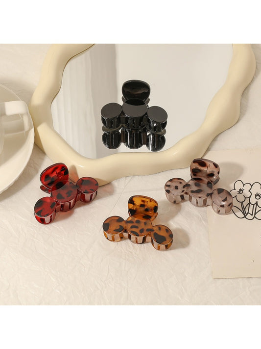 Beau - Elegant Three Circle Design Hair Claw Clip