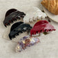 Beau - Acetate Half Circle Fan Shape Claw Clip