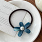 Gifty - Acetate Hair Ties with Flower Design