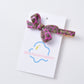 Beau - Snakeskin Pattern Bowtie Hair Clip
