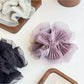 Gifty - Sheer Mesh Scrunchie Elegant Ruffle Hair Tie