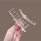 Beau - Flower Decor Transparent PVC Claw Clip