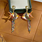 Earedge - Vintage Goldfish Drop Earrings With Tassels