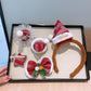 Beau - Christmas Glitter Hat and Bow Hair Accessories