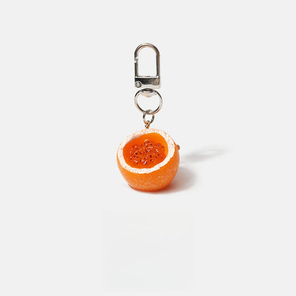 Keypus - Sweet Style Fruit Charm Plastic Alloy Keychain