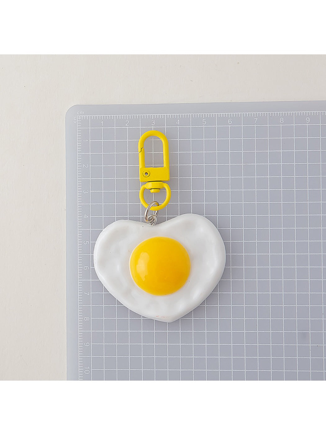 Keypus - Cute Fried Egg Keychain