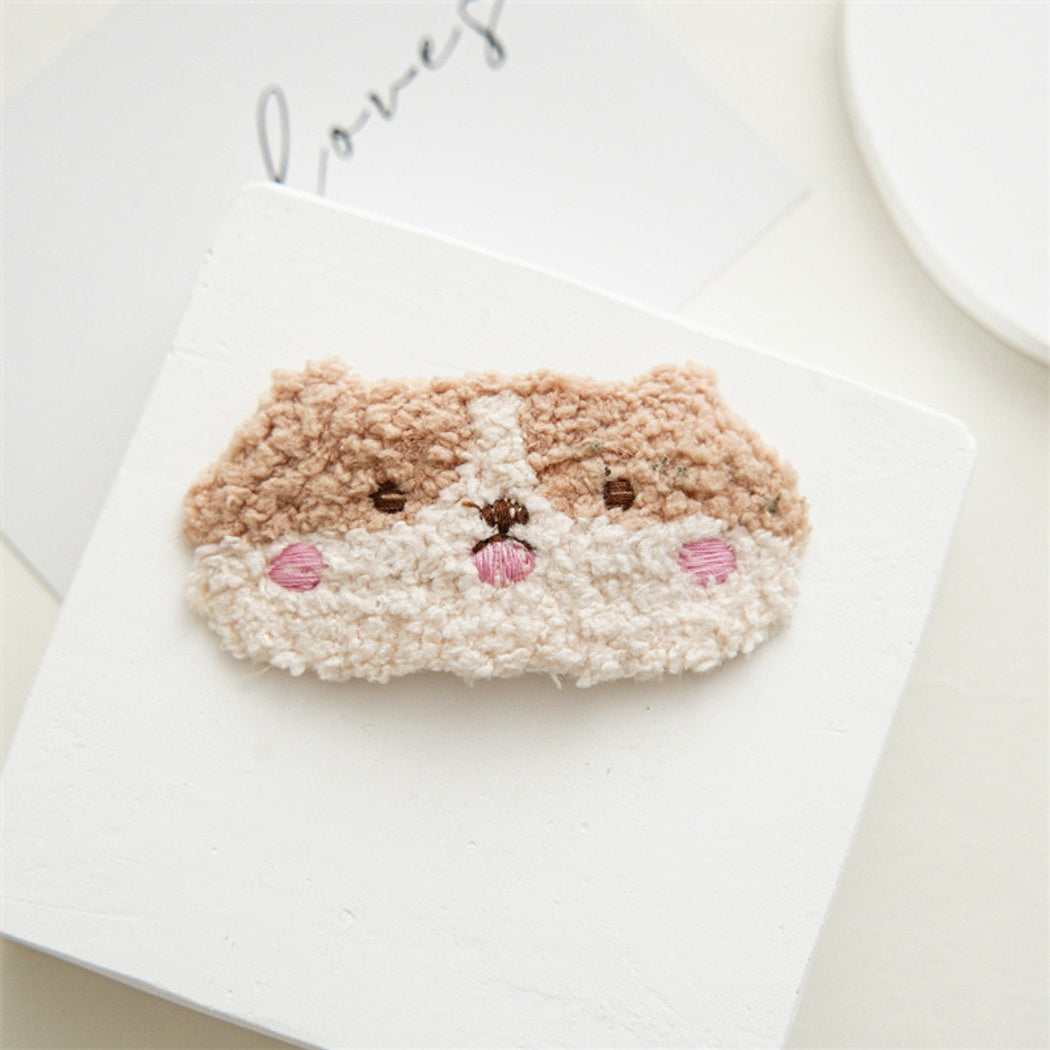 Beau - Sweet Animal Design Plush Hair Clip