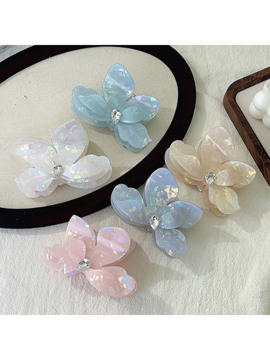 Beau - Elegant Acetate Petal Shaped Hair Clip