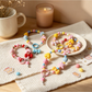 Keypus - Colorful Acrylic Beaded Bag Charm Keychain