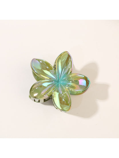 Beau - Iridescent Floral Hair Claw Clip