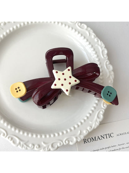 Beau - Charming Bow Shaped Hair Claw Clip