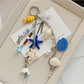 Keypus - Ocean Style Alloy Plastic Pendant Keychain