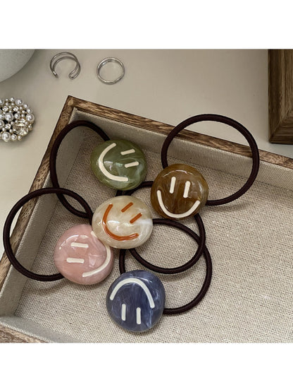 Gifty - Simple Cute Smiley Face Hair Tie