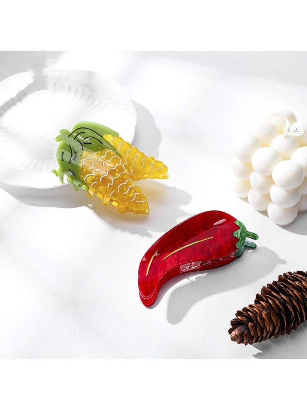 Beau - Fun Corn Chili Shaped Hair Clip