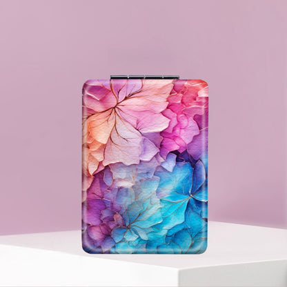Mirroray - Gradient Floral Compact Travel Makeup Mirror