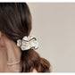Gifty - Black-Bordered Geometric Luxury Scrunchie