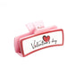 Beau - Pink Valentine'S Day Hair Claw Clip