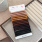 Gifty - Minimalist Braided Hair Ties Set Thick Scrunchies