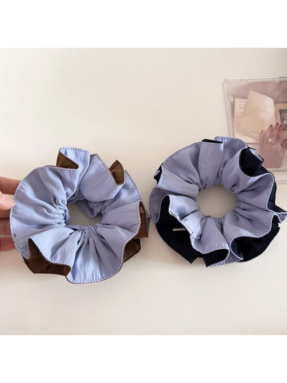 Gifty - Simple Two Tone Double Sided Scrunchie