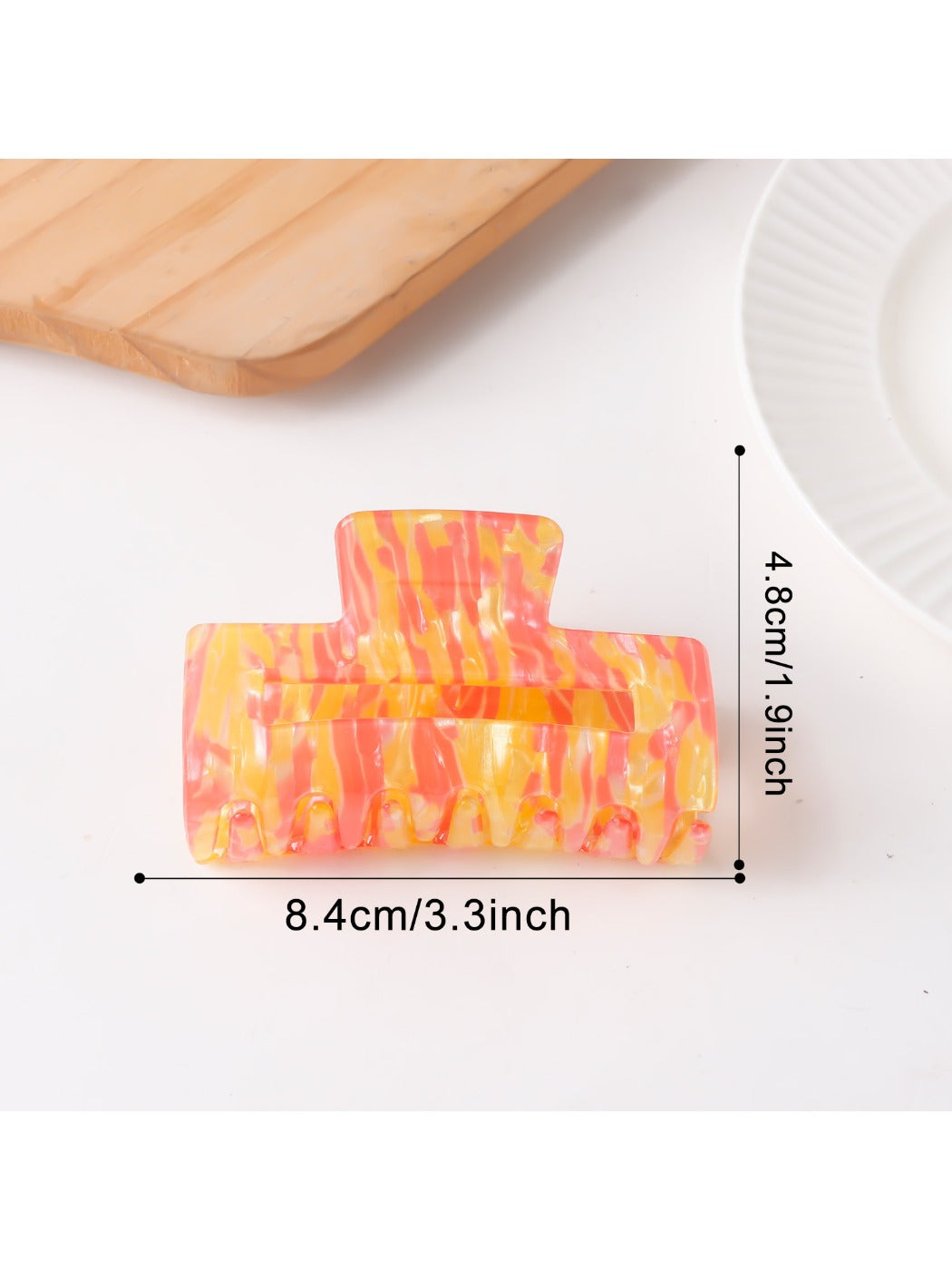 Beau - Stylish Square Shark Claw Clip