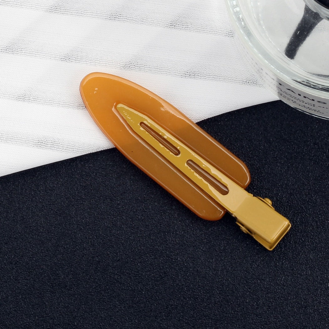 Beau - Solid Color Jelly Color Creaseless Hair Clip