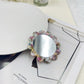 Mirroray - Acetic Acid Plate Sunflower Small Round Mirror