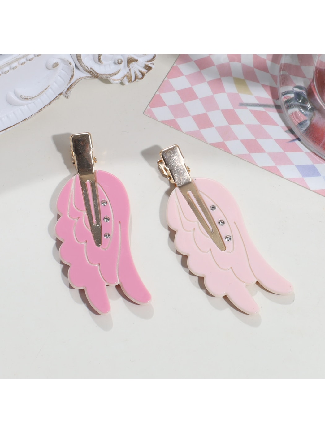 Beau - Angel Wing Side Bangs Plastic Hair Clip