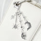 Keypus - Retro Y2K Heart and Spider Keychain
