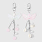Keypus - Sweet Wing and Beaded Charm Keychain