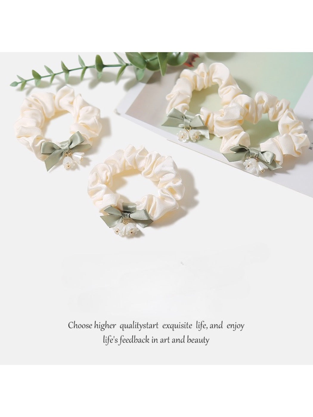 Gifty - Lily of the Valley Scrunchie