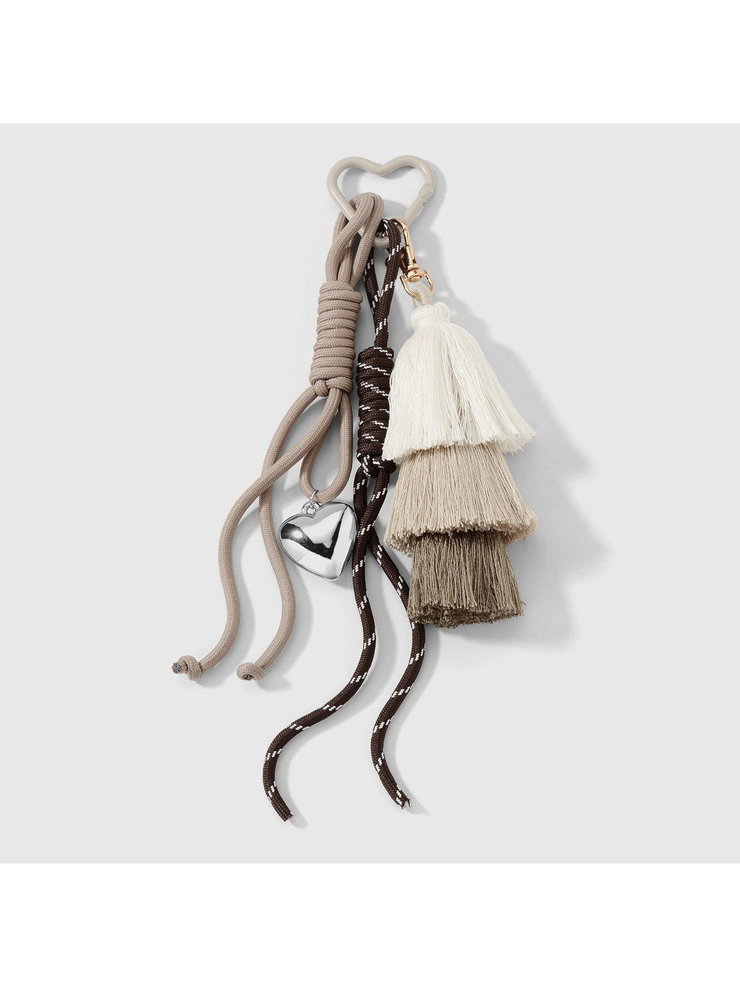 Keypus - Retro Bow Tassel Flower Keychain Bag Charm