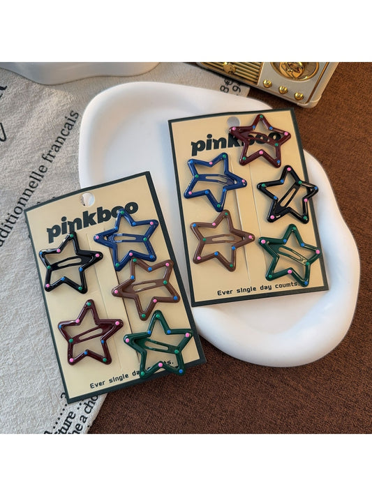 Beau - Sweet Style Star Snap Alloy Hair Clip