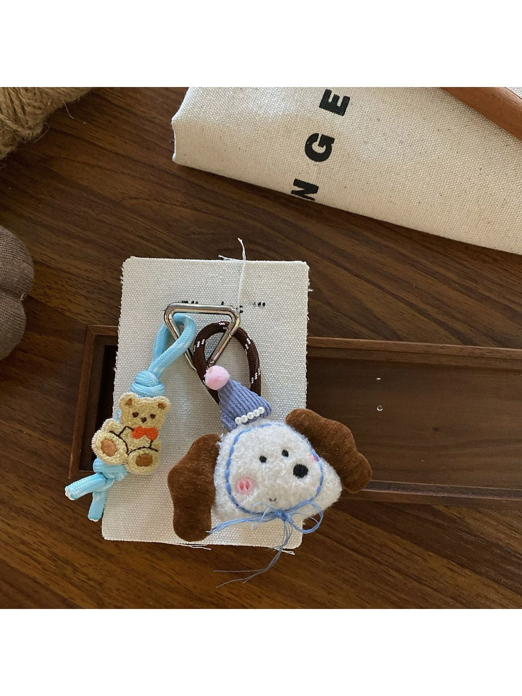Keypus - Blue Puppy Bag Charm Keychain