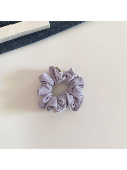 Gifty - Minimalist Ribbed Knit Polyester Scrunchie